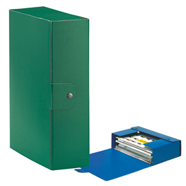 Scatola progetto c30 25x35cm dorso 10 verde esselte