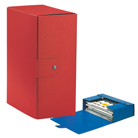 Scatola progetto c35 25x35cm dorso 15 rosso esselte