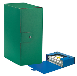 Scatola progetto c35 25x35cm dorso 15 verde esselte