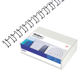 Scatola 100 dorsi spirale metallo ibiwire 10mm argento 21 anelli
