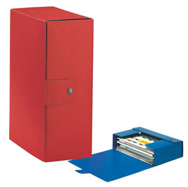 Scatola progetto c32 25x35cm dorso 12 rosso esselte