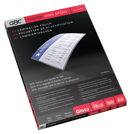 Scatola 100 pouches 2x100mic 216x303mm a4 highspeed gbc