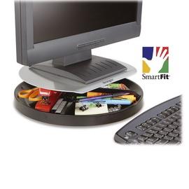 Supporto monitor spin2 con portacessori - grigio - monitor max 18kg- kensington
