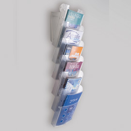 Set 6 vaschette portariviste a4 da parete stk6