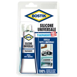 Silicone universale trasparente 60ml bostik