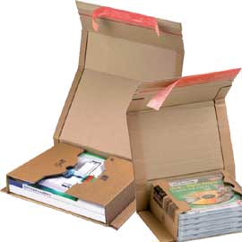 Scatola postale unipac a3 455x320x70mm fustellata