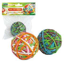 Sfera da 200 elastici Ø 50mm colori assort.