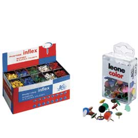 Scatola 50 puntine nero inflex