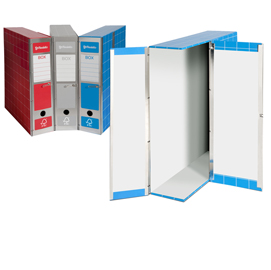 Scatola archivio box1 rosso 37,5x29,5x9cm