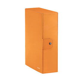Scatola progetto wow dorso 10cm arancio metal leitz