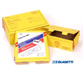 Scatola spedizioni postal box® piccolo (25x17x10cm) blasetti