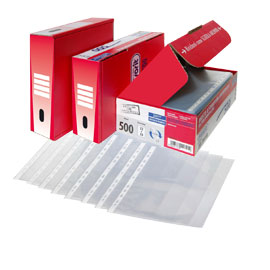 Scatola 500 buste forate 22x30 superior b.a. Ppl favorit
