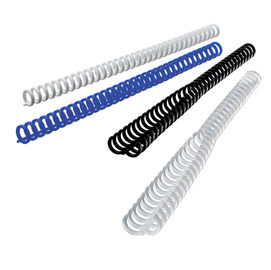 Scatola 50 dorsi spirale clickbind 12mm effetto ghiaccio