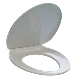 Sedile wc bianco universale