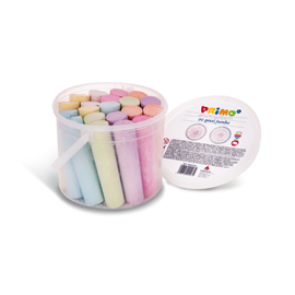 Secchiello 20 gessetti jumbo colorati primo