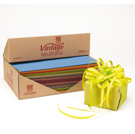 Scatola carta regalo 100x70cm 70fg 80gr 100 riciclata vintage bolis