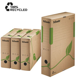 Scatola archivio ecobox dorso 80mm 327x233mm esselte