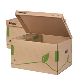 Scatola container ecobox 340x439x259mm apertura superiore esselte