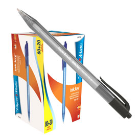 Special pack 80+20 penna sfera scatto inkjoy stick 100rt 1,0mm nero papermate