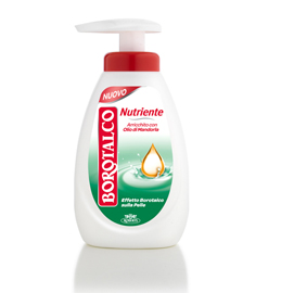 Sapone liquido borotalco nutriente 250ml con olio di mandorla