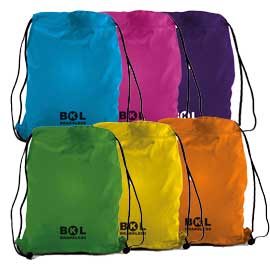 Sacchetto t-bag in nylon 38x50cm colori assortiti