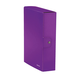 Scatola progetto wow dorso 8cm viola metal