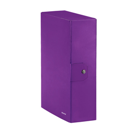 Scatola progetto wow dorso 10cm viola metal