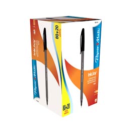 Special pack 80+20penna sfera inkjoy 100 nero 1.0mm papermate