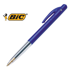 Scatola 50 penne a sfera a scatto bic® m10 blu 1.0mm
