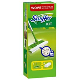 Swiffer dry - starter kit completo con 8 panni