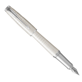 Stilografica urban premium pearl metal chiselled m parker