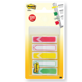 Set 100 post-it index 684-arr-ryg-eu formato mini freccia