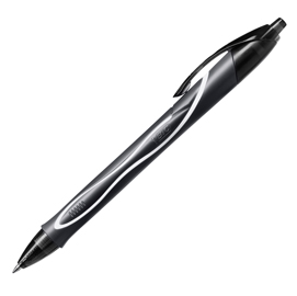 Scatola 12 penna sfera scatto gelocity quick dry nero bic®
