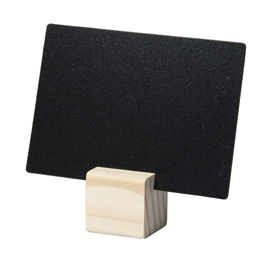 Set 6 supporti wood + 6 tag securit