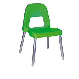Sedia per bambini piuma h31cm verde cwr