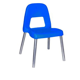 Sedia per bambini piuma h31cm blu cwr