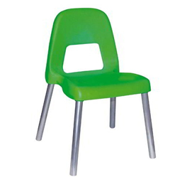 Sedia per bambini piuma h35cm verde cwr