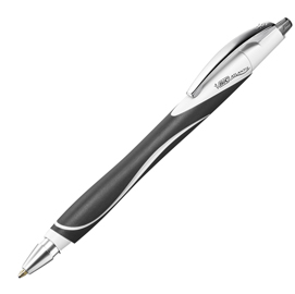 Scatola 12 penne a sfera atlantis reaction nero bic