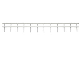 Scatola 100 pettini 4 denti desktop velobind 25mm - bianco - gbc