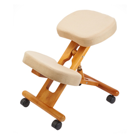 Sgabello ergonomico minneapolis - bianco - serena group