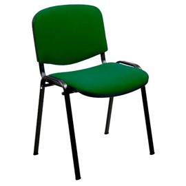 Seduta attesa dado d5s - senza braccioli - ignifuga - verde - unisit
