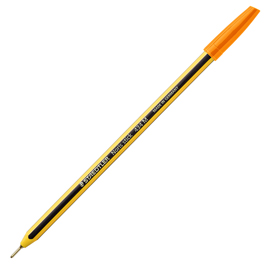 Scatola 10 penna a sfera 434 noris stick arancione 1,0mm staedtler