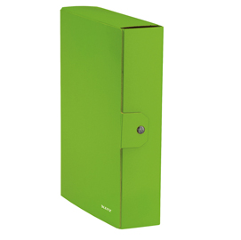 Scatola progetto wow dorso 8cm verde lime leitz