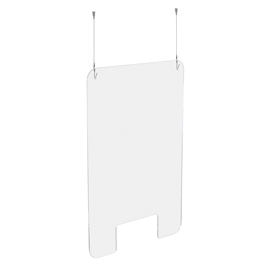 Schermo protettivo da appendere h100xl66cm in acrilico exascreen