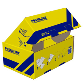 Scatola spedizioni postal box® - grande - 40x25x15 cm - blasetti