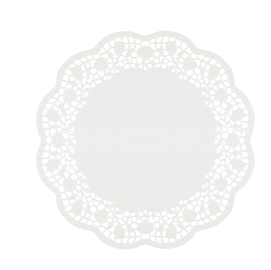 Sottotorta decorativi in carta bianca - diametro 30 cm - pengo - conf. 12 pezzi