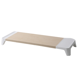 Supporto monitor in legno eyes6 - con caricatore wireless - serena group