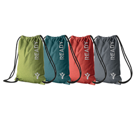Sacca sport - in tela - 33 x 41 cm - colori assortiti - in tempo