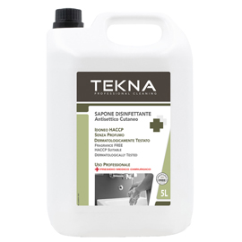 Sapone disinfettante - senza profumo - 5 lt -tekna