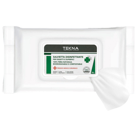 Salviette disinfettanti per superfici - 50 pezzi - tekna